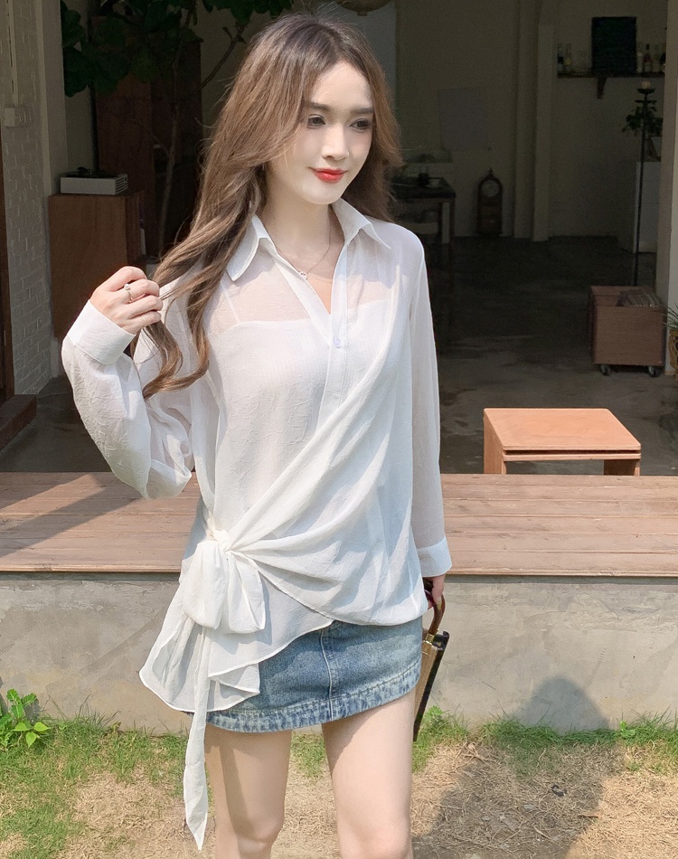 White shirts summer coat for women