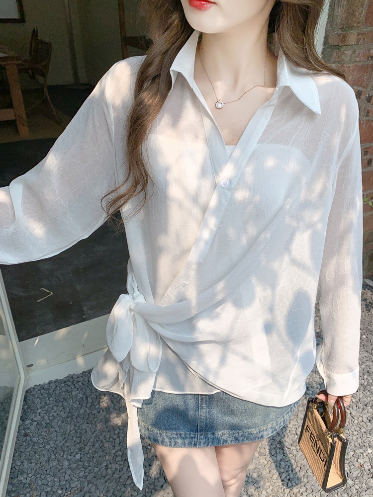 White shirts summer coat for women