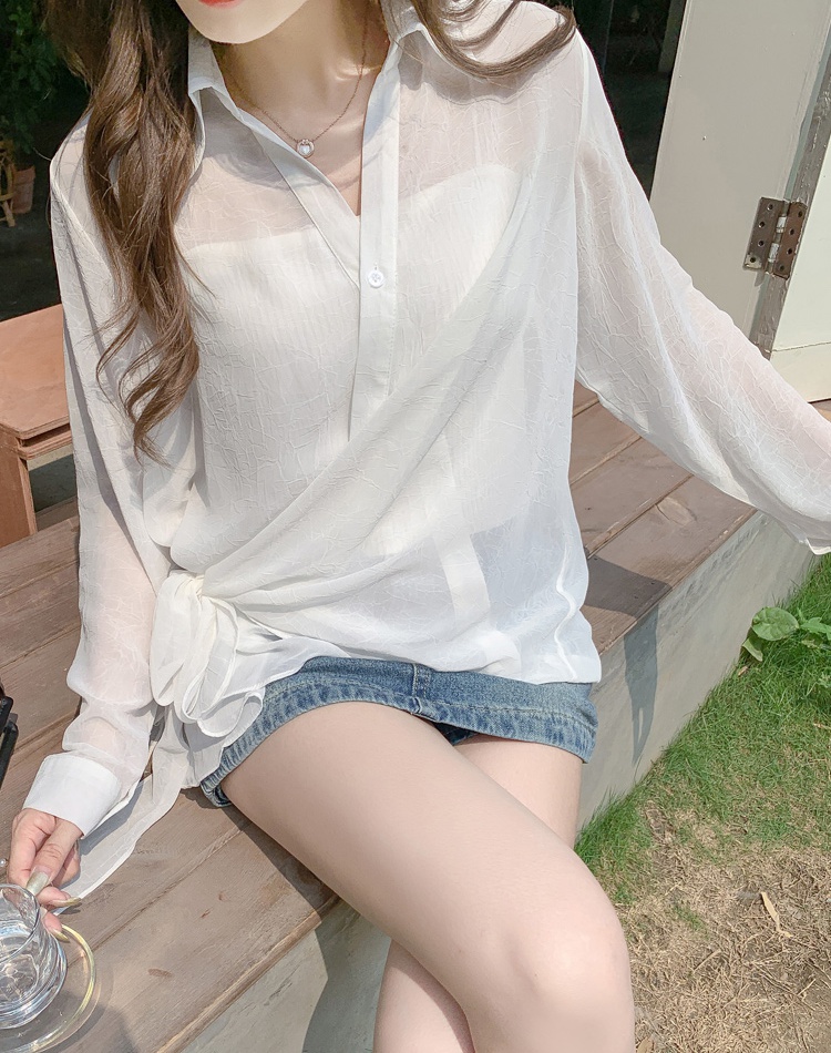 White shirts summer coat for women