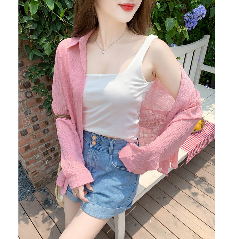 Summer loose coat air conditioning sunscreen cardigan