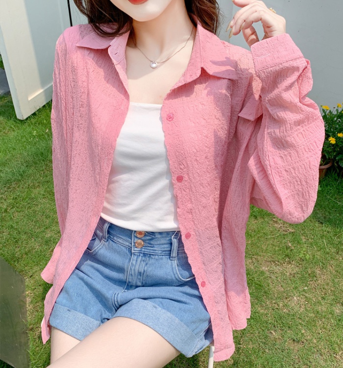 Summer loose coat air conditioning sunscreen cardigan