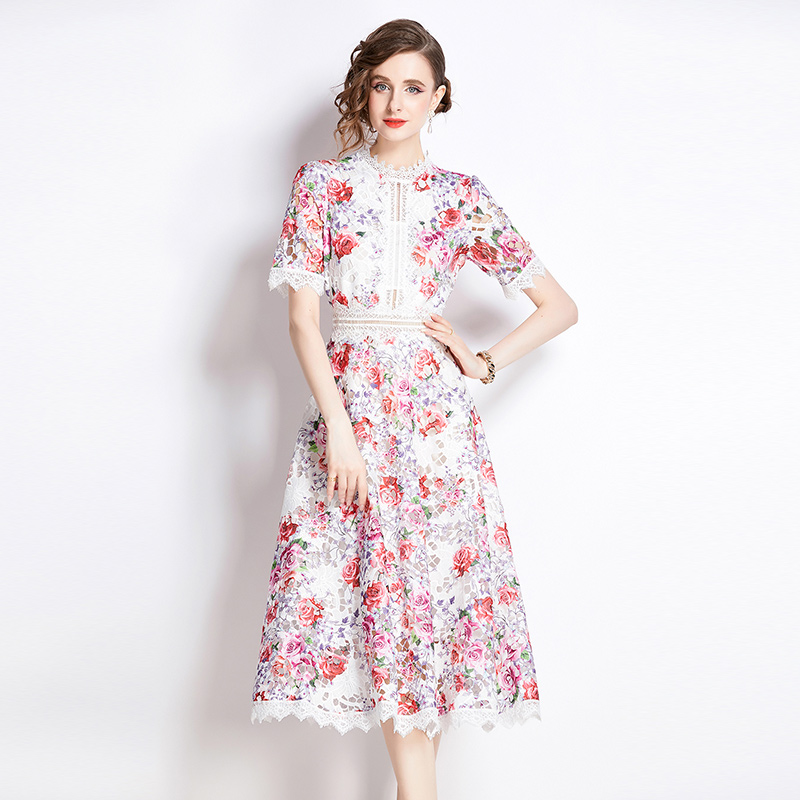 Splice France style dress retro formal dress for women