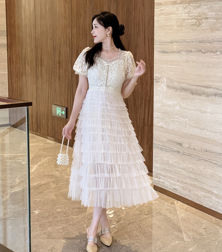 Hepburn style summer lady temperament Casual dress