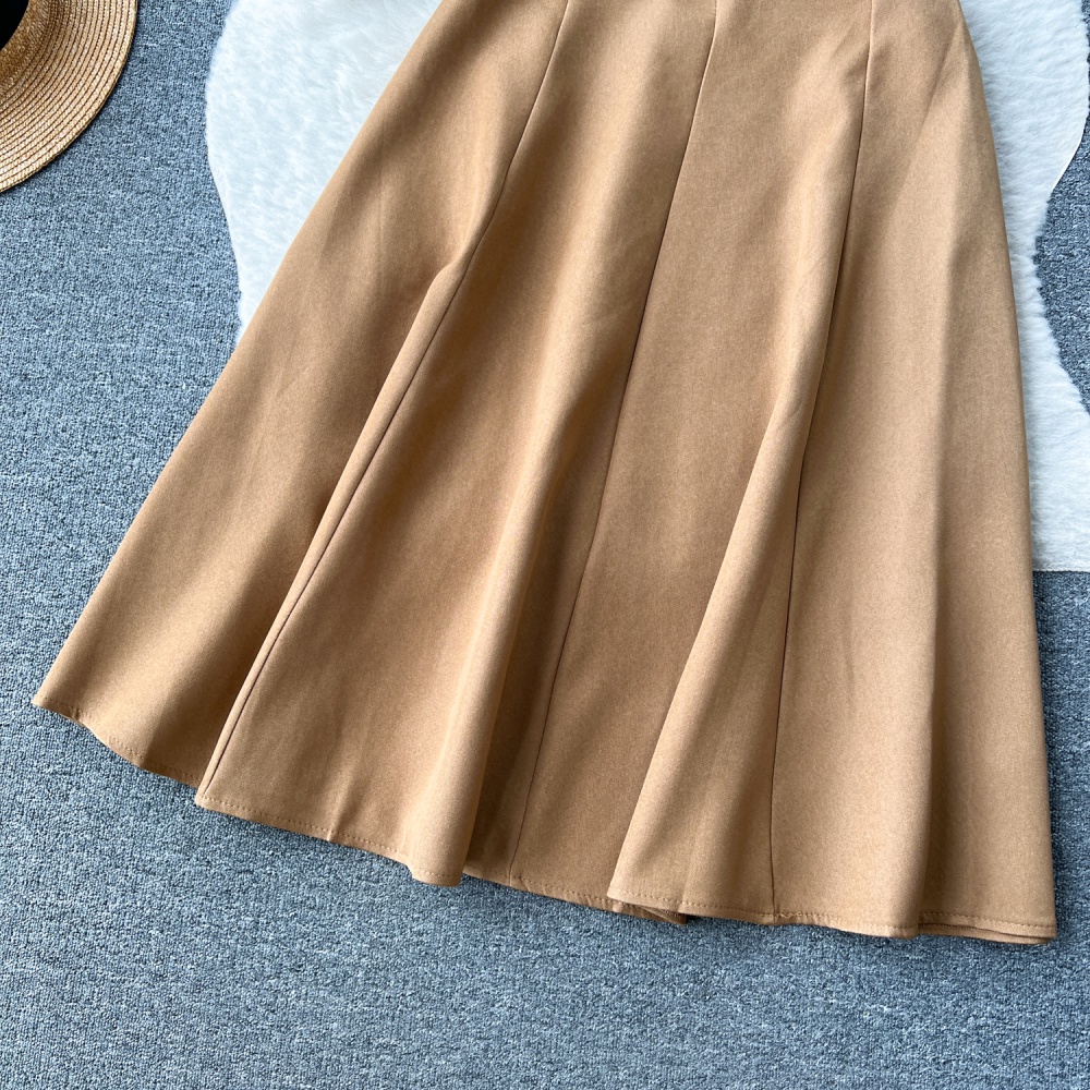 Light luxury skirt France style coat a set for women
