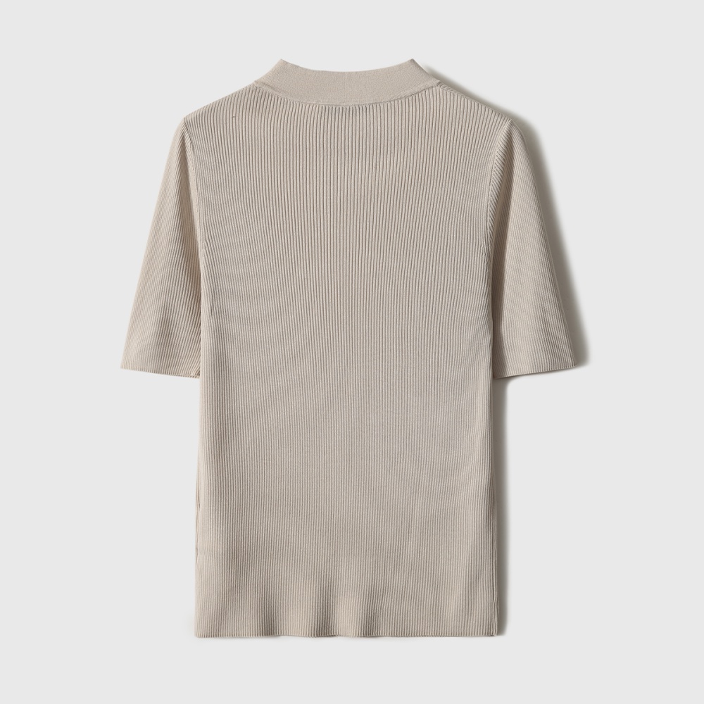 Chinese style summer T-shirt slim thin sweater