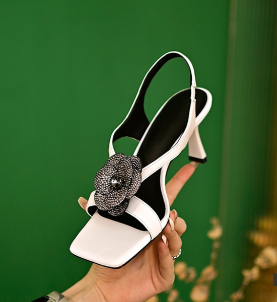 Summer fashion high-heeled shoes flowers shoes for women