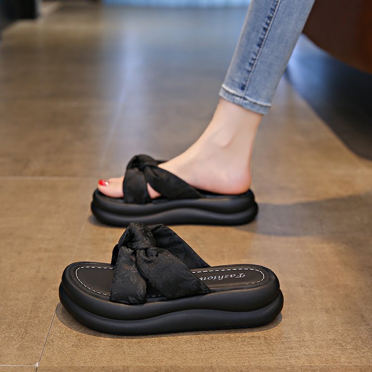 Sandy beach Casual slippers summer thick crust shoes for women