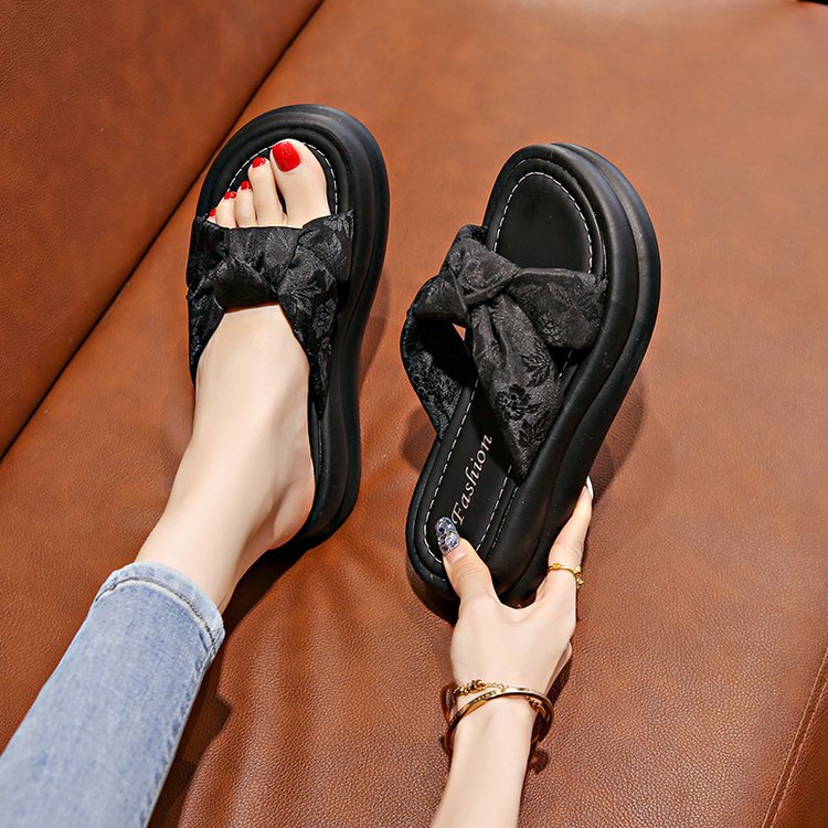 Sandy beach Casual slippers summer thick crust shoes for women