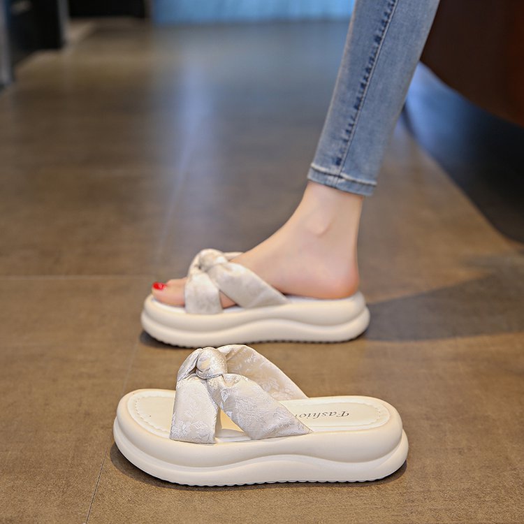 Sandy beach Casual slippers summer thick crust shoes for women