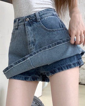 Korean style all-match short skirt A-line culottes for women