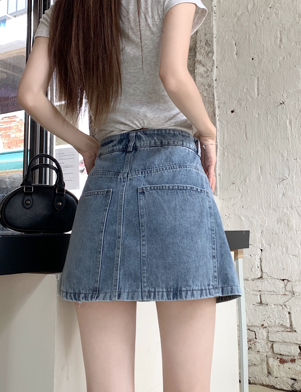 Korean style all-match short skirt A-line culottes for women