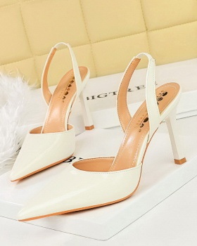 European style high-heeled high-heeled shoes low sandals