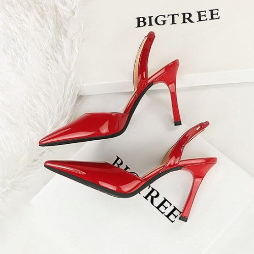 European style high-heeled high-heeled shoes low sandals