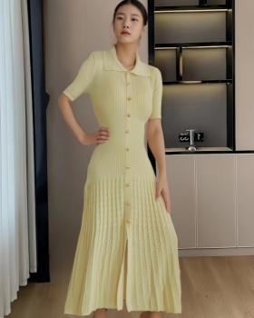 Chinese style short sleeve temperament dress