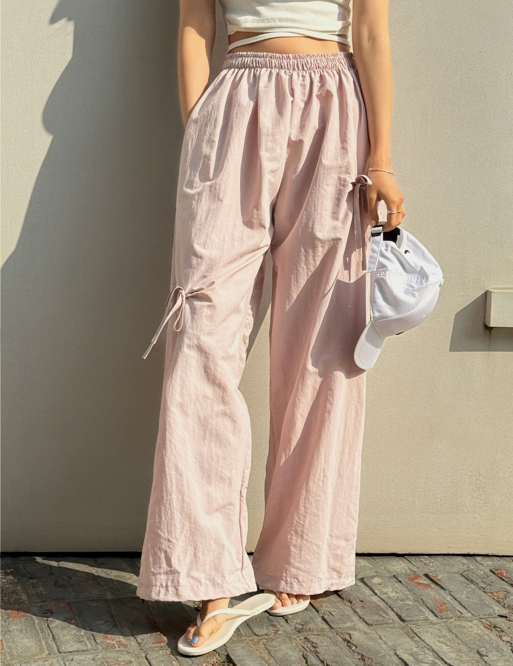 Summer bow work clothing sweet personality long pants