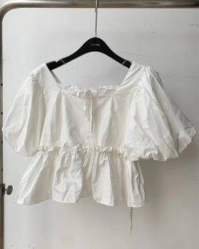 Korean style niche doll shirt sweet frenum tops