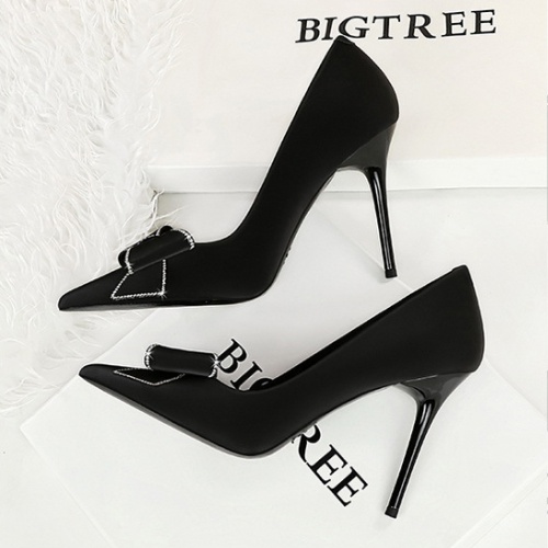 Fine-root high-heeled high-heeled shoes bow shoes for women