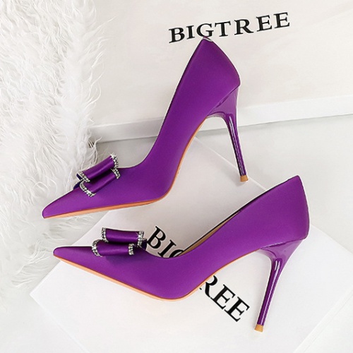 Banquet low shoes pointed high-heeled shoes for women