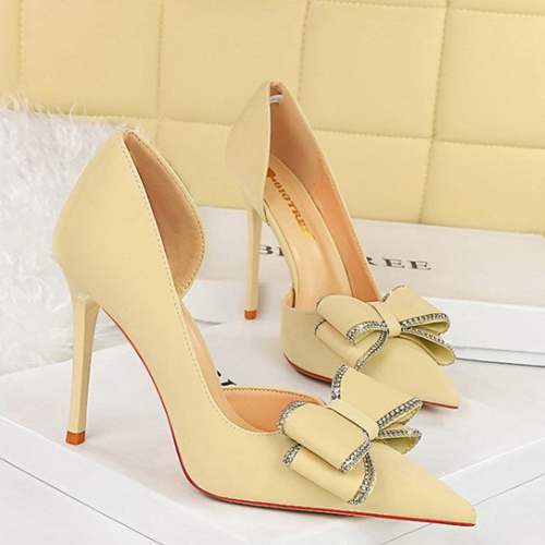 Hollow low shoes fine-root high-heeled shoes for women