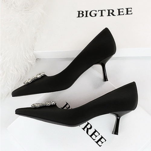 Spring and autumn shoes low high-heeled shoes for women