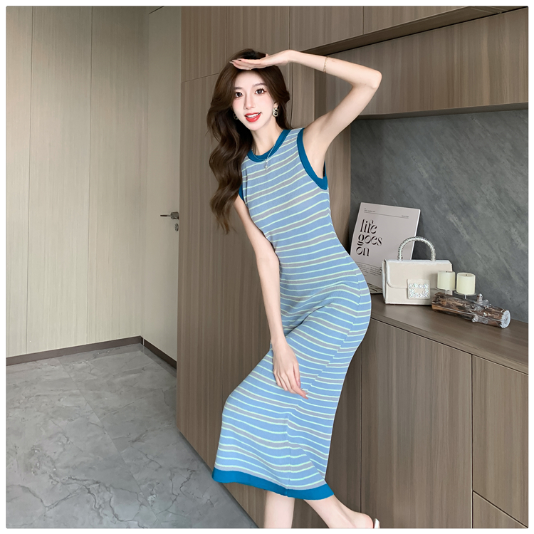 France style temperament sleeveless dress sling summer dress