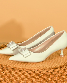 Summer pointed shoes France style high-heeled shoes