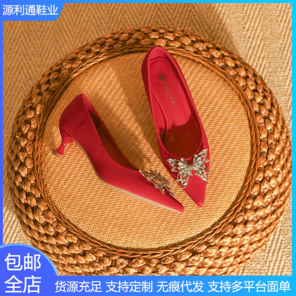 Summer high-heeled shoes rhinestone shoes for women