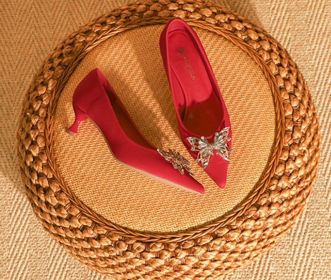 Summer high-heeled shoes rhinestone shoes for women