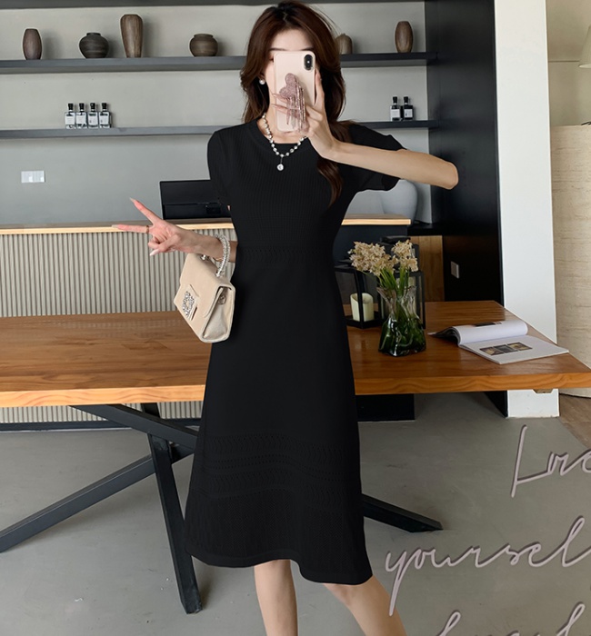 Temperament France style dress slim long dress for women