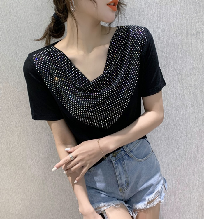 Western style summer tops unique T-shirt for women