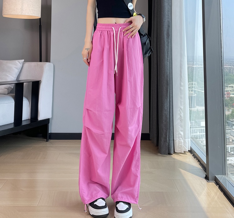 Loose wide leg pants sports work clothing for women