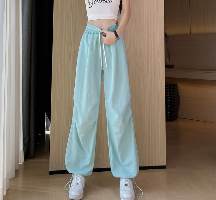 Loose wide leg pants sports work clothing for women