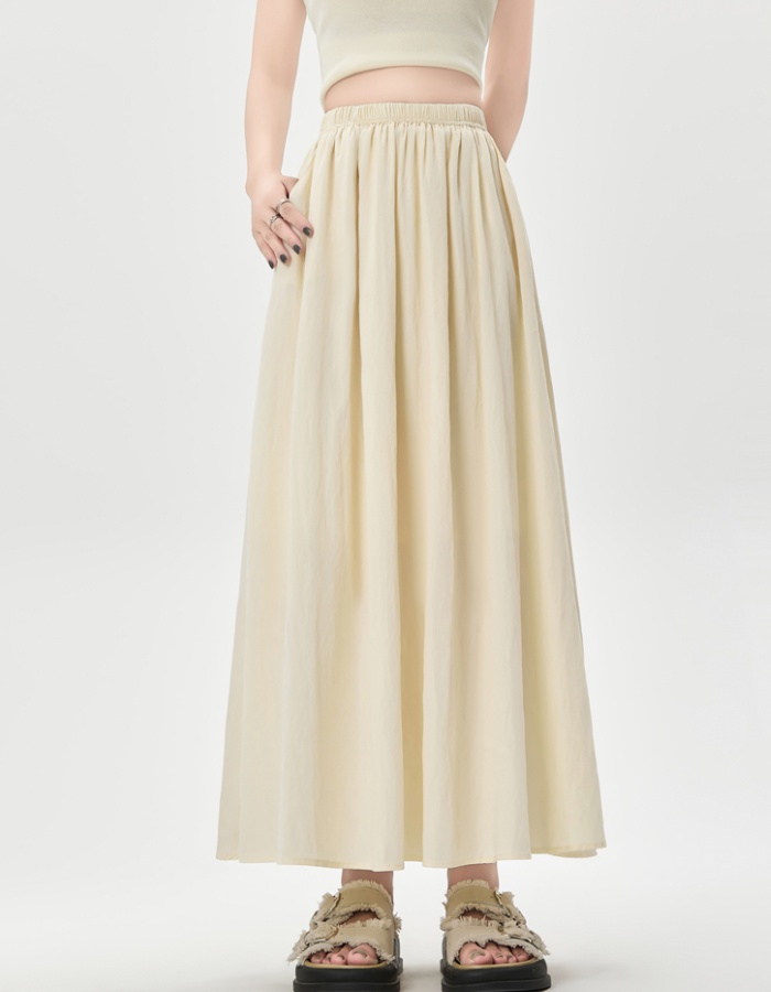 Lazy slim long dress big skirt skirt for women