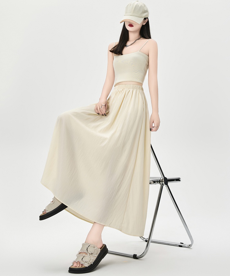 Lazy slim long dress big skirt skirt for women