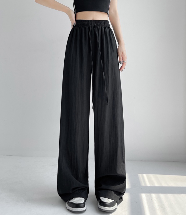 Casual pants drape wide leg pants for women