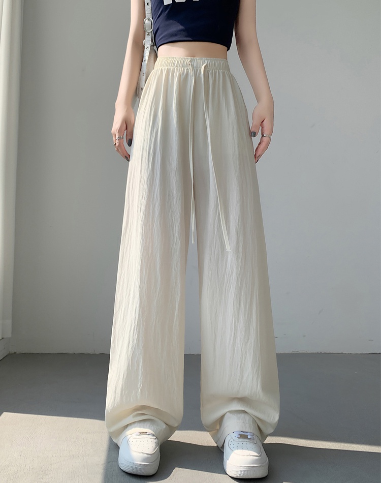 Casual pants drape wide leg pants for women