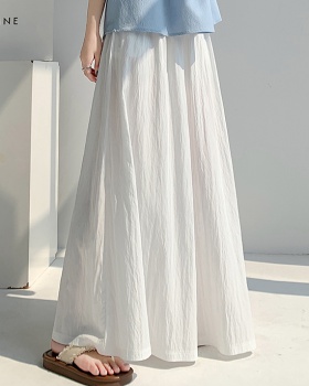 Casual wide leg pants nine pants for women