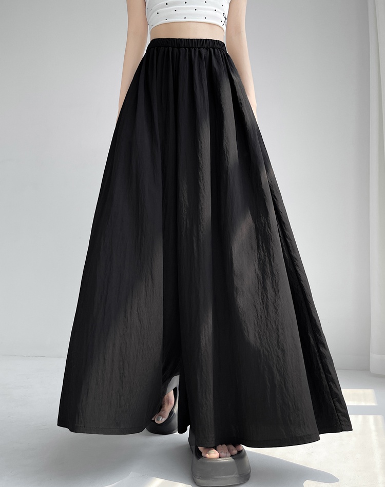 Casual wide leg pants nine pants for women