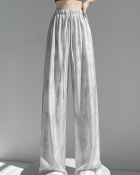 Drape straight pants Casual wide leg pants for women