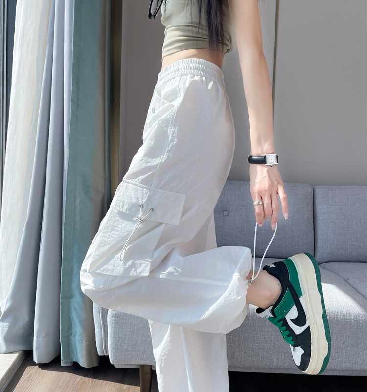 High waist work pants summer sweatpants for women