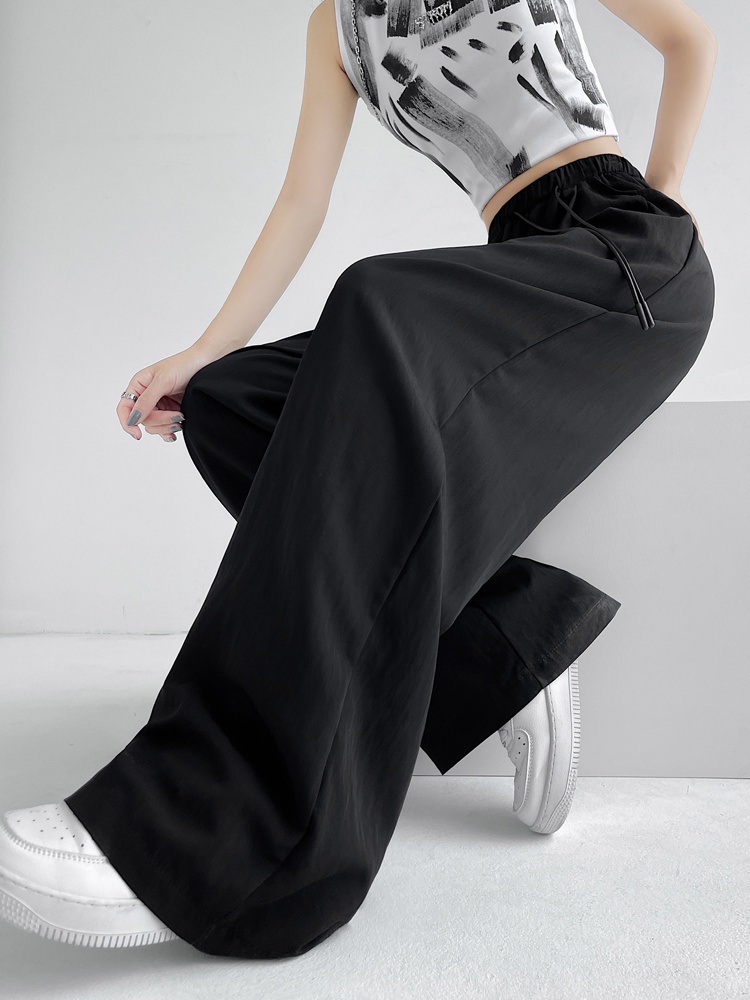 Loose summer drape wide leg pants ice silk sunscreen pants