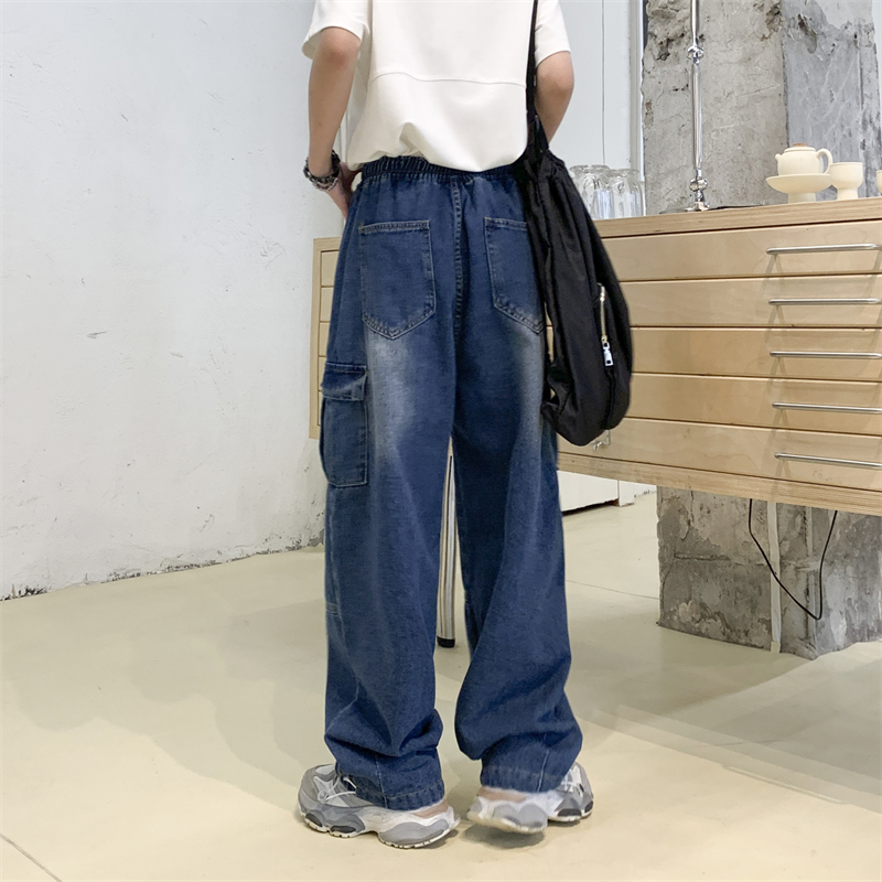 American style retro street work clothing loose hip-hop jeans