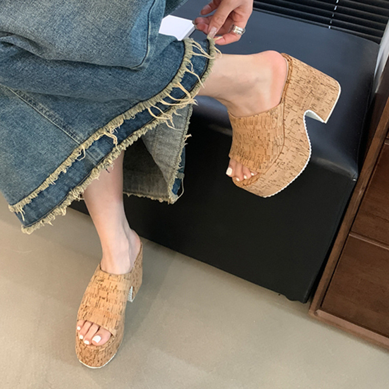 Cozy thick crust large yard slippers for women