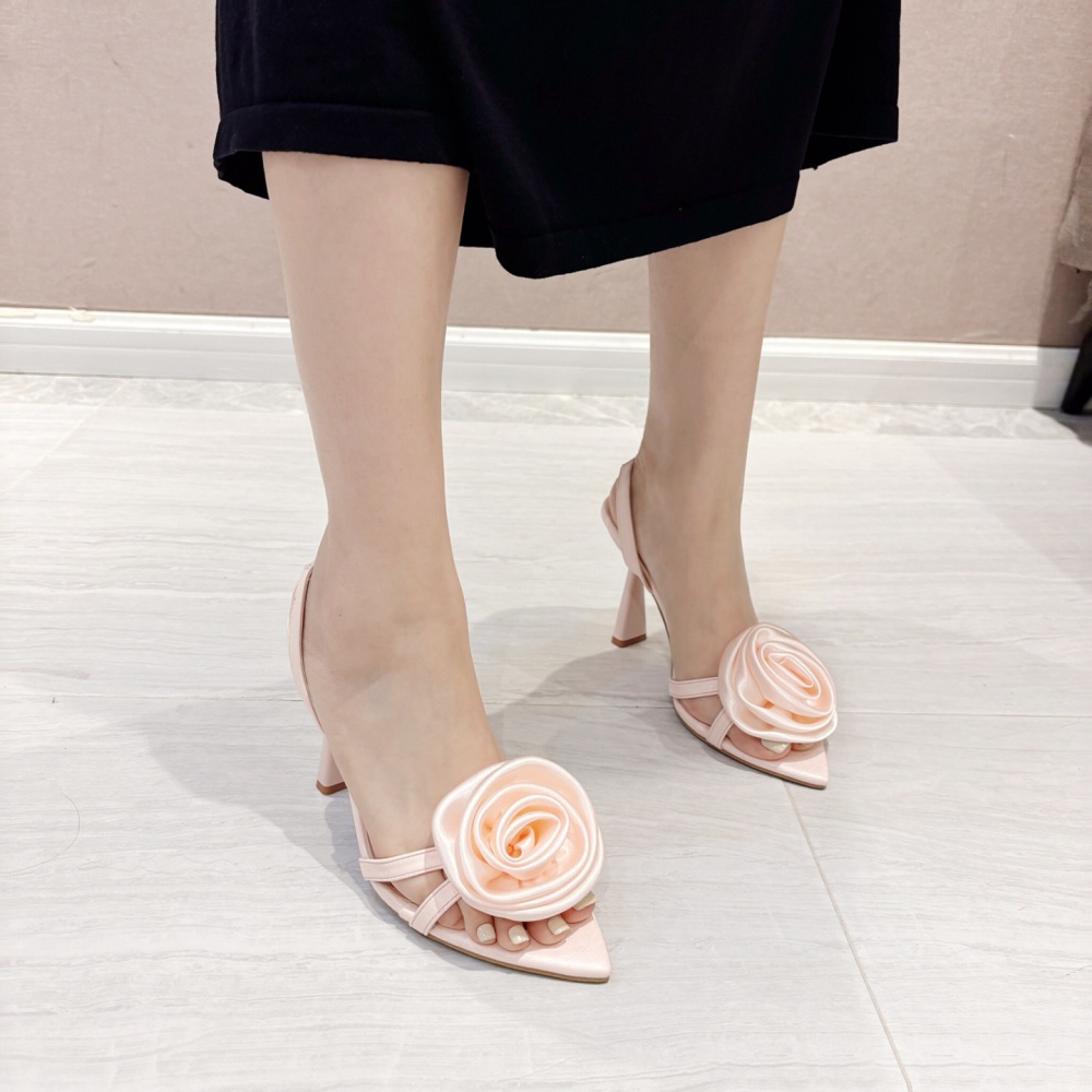 France style pointed summer high-heeled small sandals for women