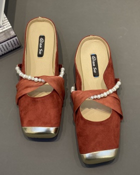 Summer wears outside slippers chanelstyle shoes for women