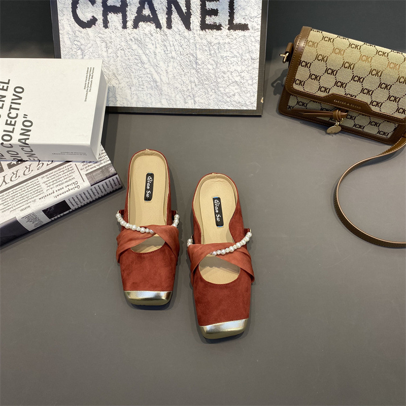 Summer wears outside slippers chanelstyle shoes for women