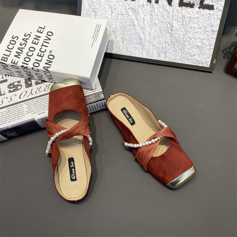 Summer wears outside slippers chanelstyle shoes for women