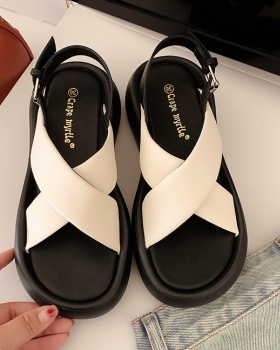 Cozy rome flat open toe soft soles sandals for women