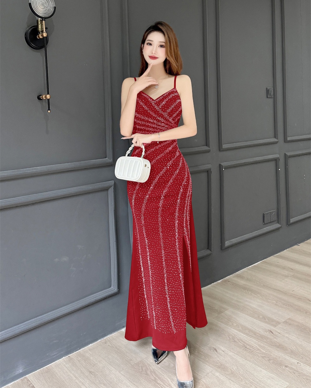 Slim light luxury dress niche formal dress