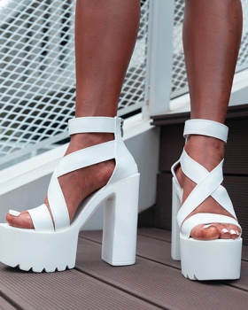 Thick crust stage platform thick sandals for women